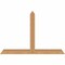 Ekena Millwork Portland Timber Gable Bracket, Western Red Cedar, 48"W x 32"H x 1 1/2"D x 3 1/2"F, 16/12 Pitch GBW048X32X0204POR00SWR - alternate 1